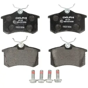 Comparateur de prix : Delphi Kit de plaquettes de frein, frein à disque LP571