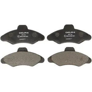 DELPHI Plaquettes de frein X4 pour FORD: Orion, Escort, Courier (Ref: LP673) pas cher