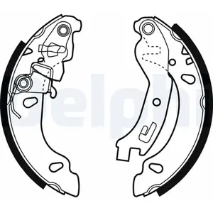 Comparateur de prix : DELPHI Mâchoires de frein X4 pour FIAT: Panda (Ref: LS1970)