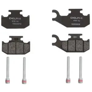DELPHI Plaquettes de frein X4 pour RENAULT: Twizy (Ref: LP3191) pas cher