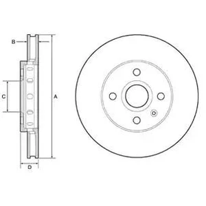 Comparateur de prix : Disque de frein DELPHI BG4647C avant, ventilé, 2 pièce