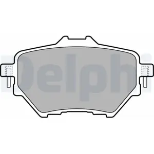 Jeu de 4 plaquettes de frein DELPHI LP2505 - Réf. APLP2505 pas cher