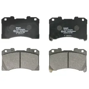 DELPHI Plaquettes de frein X4 pour TOYOTA: Yaris (Ref: LP3724) pas cher