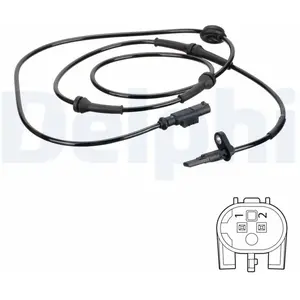 Comparateur de prix : DELPHI Capteur ABS pour FIAT: Punto (Ref: SS20711)