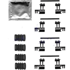 Comparateur de prix : Delphi Kit d'accessoires, plaquette de frein à disque LX0679