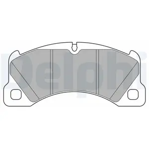 DELPHI Plaquettes de frein X4 pour PORSCHE: Panamera, Cayenne, Macan (Ref: LP3629) pas cher