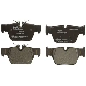 Delphi Technologies LP3598 Plaquette de frein lot de 4 pas cher