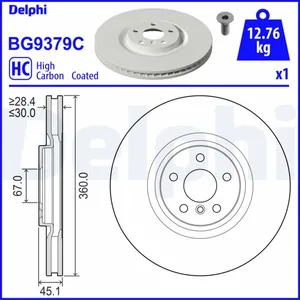 Disque de frein DELPHI BG9379C pas cher