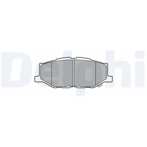 DELPHI Plaquettes de frein X4 pour SUZUKI: Jimny (Ref: LP3637) pas cher