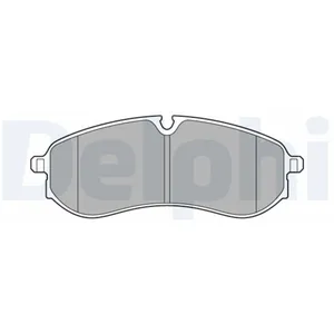 DELPHI Plaquettes de frein X4 pour MAN: TGE & VOLKSWAGEN: Crafter (Ref: LP3641) pas cher