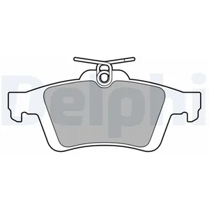 DELPHI Plaquettes de frein X4 pour FORD: Connect (Ref: LP3653) pas cher