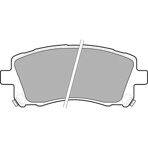 DELPHI Plaquettes de frein X4 pour SUBARU: Legacy, Impreza, Forester (Ref: LP1663) pas cher