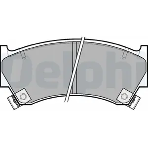 DELPHI Plaquettes de frein X4 pour NISSAN: Almera (Ref: LP1590) pas cher