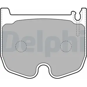 Delphi Technologies LP1841 Plaquette de frein lot de 4 pas cher