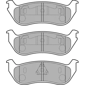 DELPHI Plaquettes de frein X4 pour JEEP: Wrangler, Cherokee (Ref: LP1859) pas cher