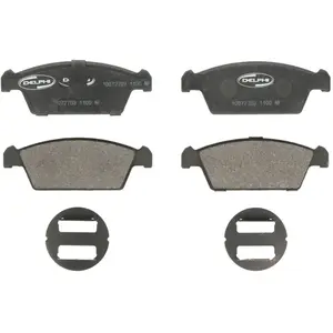 DELPHI Plaquettes de frein X4 pour SUZUKI: Cappuccino & DAEWOO: Tico (Ref: LP1100) pas cher