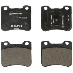 DELPHI Plaquettes de frein X4 pour PEUGEOT: 106 & CITROËN: AX, Saxo (Ref: LP1051) pas cher