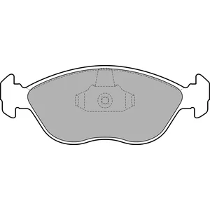 DELPHI Plaquettes de frein X4 pour VOLVO: S70, V70, C70, 850, XC 70 (Ref: LP1443) pas cher