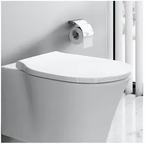 Comparateur de prix : Ideal Standard Connect Air Abattant WC avec couvercle blanc/inox