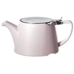 London Pottery Théière en faïence rose satiné 75cl- OVALIE - Bruno Evrard pas cher
