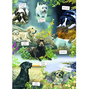 Man's Best Friend 1000 Pièces Otter House Puzzle pas cher