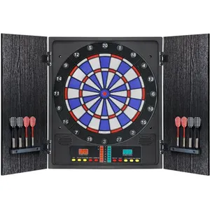 Non communiqué Cible électronique Harrows BLACK SHADOW (Armoire + cible électronique + 6 fléchettes) pas cher