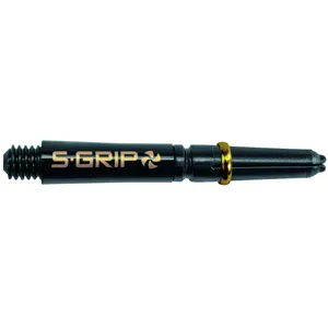 Comparateur de prix : Shaft Harrows Supergrip Spin Court Noir/Doré