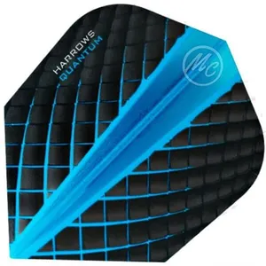 Non communiqué Harrows jeu de fléchettes Quantum100 mircon nylon noir/bleuVendu parfnac