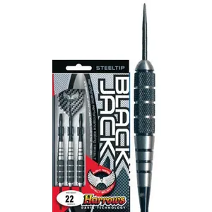 Comparateur de prix : Harrows fléchettes flèches pointe acier Black Jack poids 22 grammes