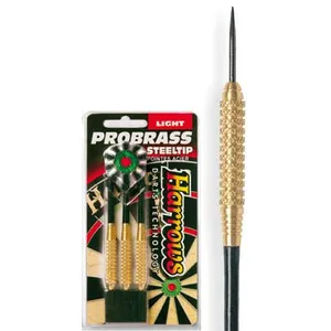 Comparateur de prix : Harrows - Jeu de 3 Fléchettes - Embout Acier - Pro Brass - LIGHT