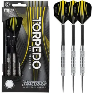 Harrows Torpedo Fléchettes en tungstène Pointe en acier Argent 23g pas cher