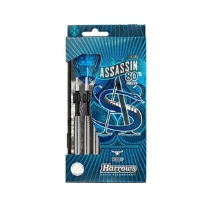Harrows Assassin Fléchettes Noir/Argent/Bleu 25 g pas cher