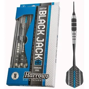 Fléchettes Harrows Black Jack pointe nylon 16GK pas cher