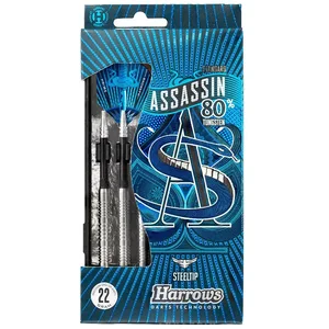 Fléchettes harrows assassin light 80% tungstène pointe acier (plusieur... pas cher