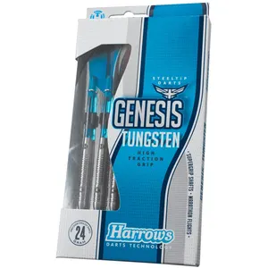 Comparateur de prix : Fléchettes pointe Plastique - HARROWS - Genesis 60% B Soft Tip - 18G, 16G