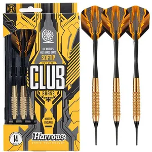 Non communiqué Fléchettes Harrows Club Brass pointe nylon 16GK pas cher