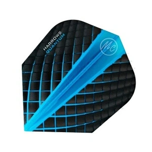 Harrows jeu de fléchettes Quantum100 mircon nylon noir/bleu