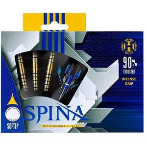Comparateur de prix : HARROWS Fléchettes Spina 90 soft 18g R bleu doré