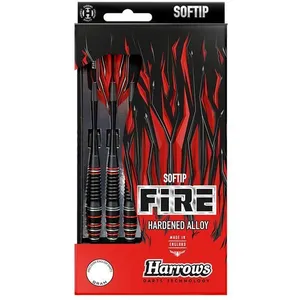 Fléchettes Harrows Fire High Grade Alloy pointe nylon 18GR pas cher