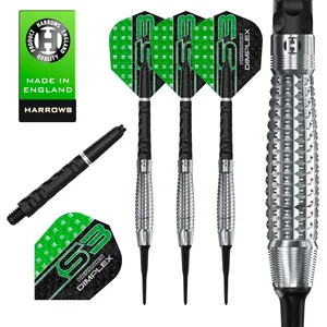Comparateur de prix : Fléchettes Harrows Dimplex S3 Bomb 90% tungsten- 18gr pointe nylon