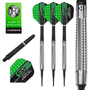 Comparateur de prix : Fléchettes Harrows Dimplex S3 Tapered 90% tungsten -18gr pointe nylon