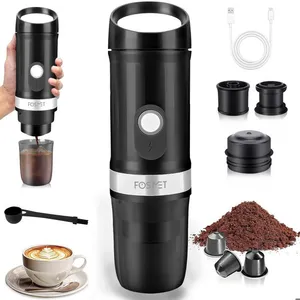 FOSMET Machine à Cafe Portable Cafetière 12V voiture 100ml  pour le vo... pas cher