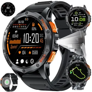 AIMIUVEI GPS Montre Connectée Homme 1.43 HD Appels Bluetooth 100+ Spor... pas cher