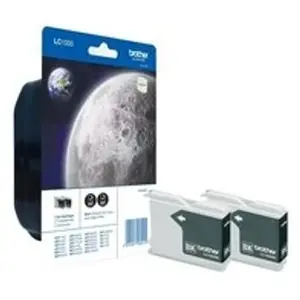 Cartouche d'encre Brother LC-1000BKBP2 Noir x2 - Multipack pas cher
