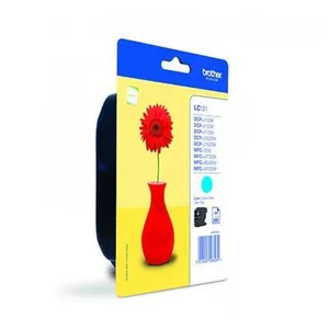 Brother LC121C - Cyan - original - blister - cartouche d'encre - pour Brother DCP-J100, J105, J132, J152, J552, J752, MFC-J245, J470, J650, J870Vendu parfnac