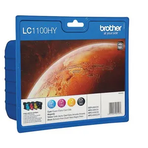 Comparateur de prix : Brother LC1100HYVALBP - Cartouche d''encre - Noir Cyan Magenta Jaune