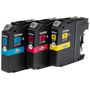 Comparateur de prix : Brother LC-123 Pack 3 Cartouches Couleur LC123RBWBP (Cupcake)