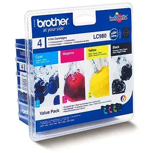 Brother LC980VALBP (Noir, Cyan, Magenta, Jaune) pas cher