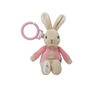Peluche vibrante et remontante 21cm avec anneau d'attache Flopsaut Pie... pas cher