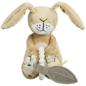 Peluche avec anneau de dentition en silicone Rainbow Designs Guess How... pas cher